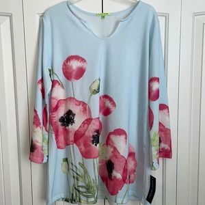 NWT- Trisha Tyler Floral Top